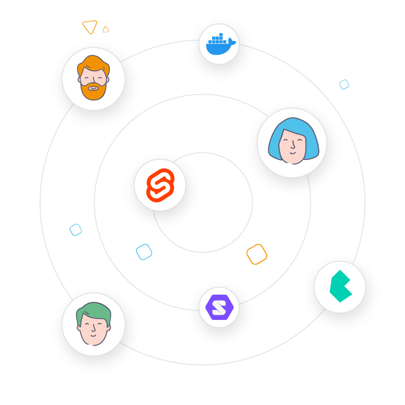 Connect with people illustration